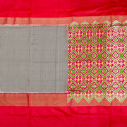 Kuberan Black Pink Pochampally Silk Saree