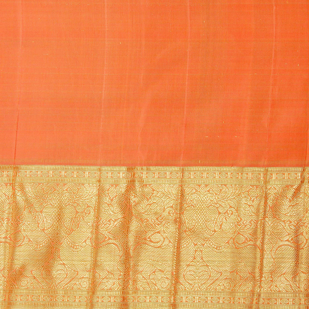 Kuberan Turquoise Pure Kanchivaram Silk Saree