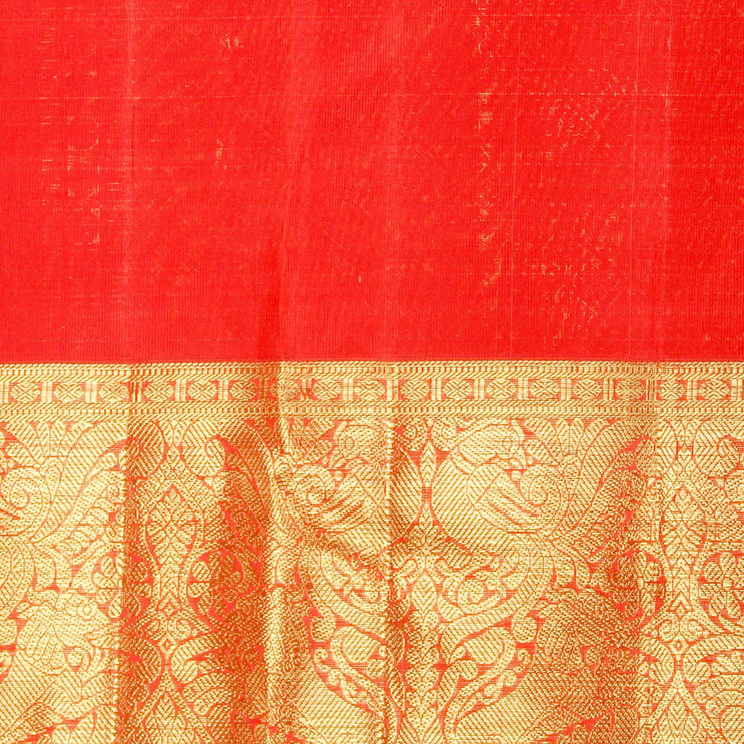 Kuberan Baby Pink Pure Kanchivaram Silk Saree