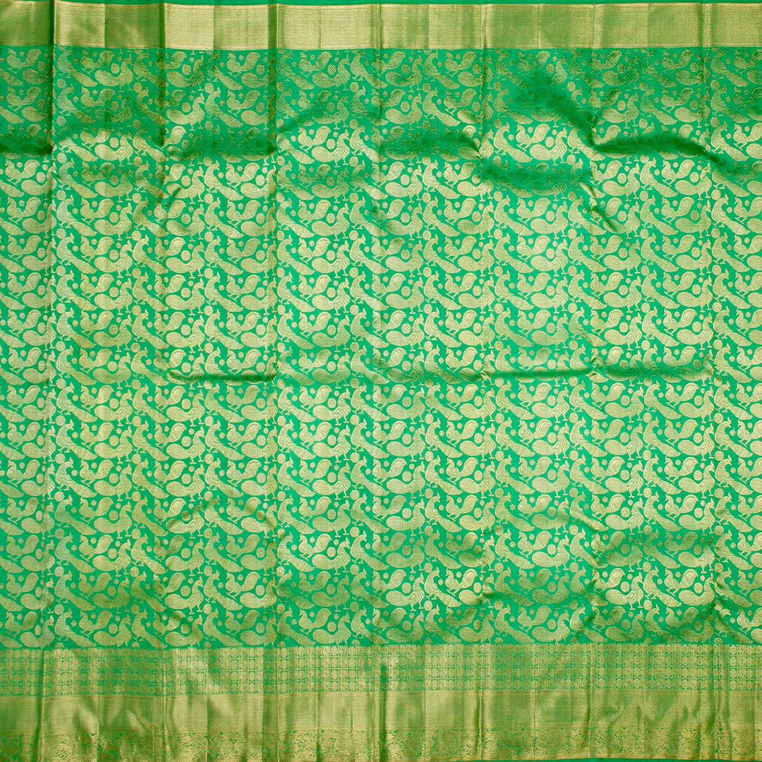 Kuberan Green Pure Kanchivaram Silk Saree