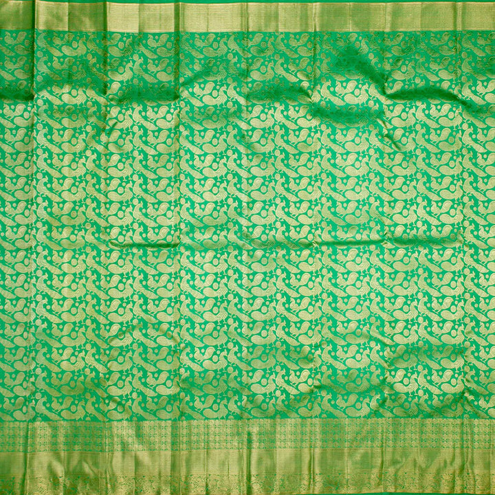 Kuberan Green Pure Kanchivaram Silk Saree