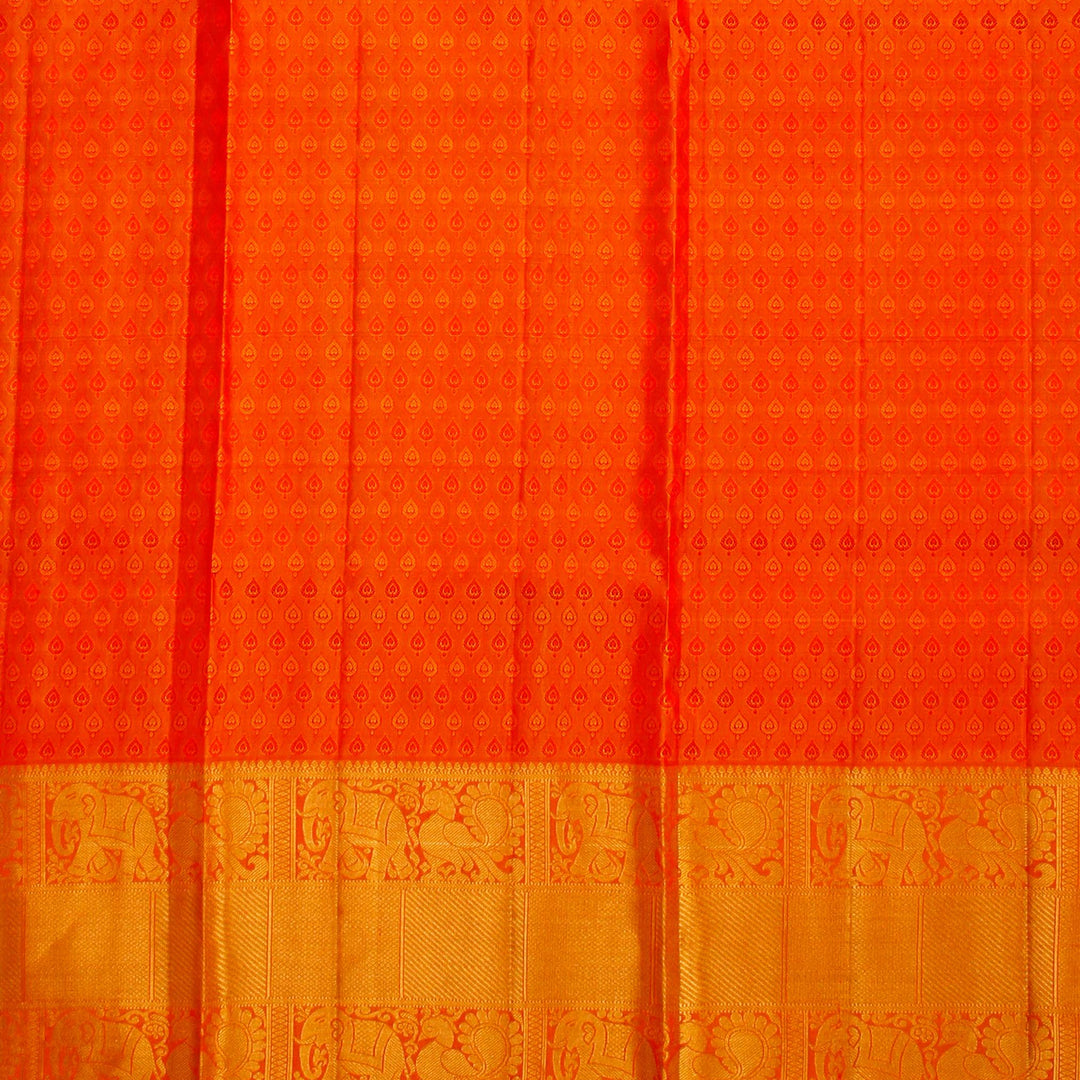 Kuberan Red Silk Pavada