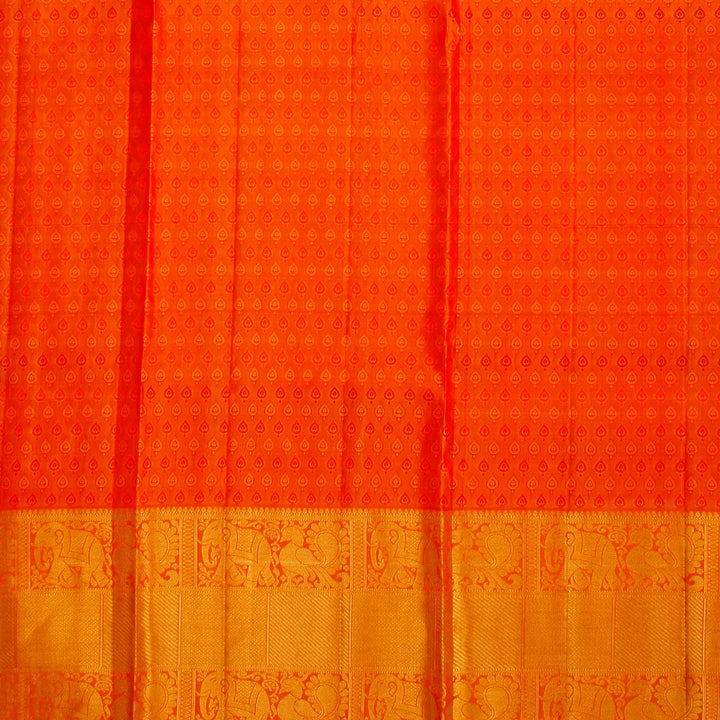 Kuberan Red Silk Pavada