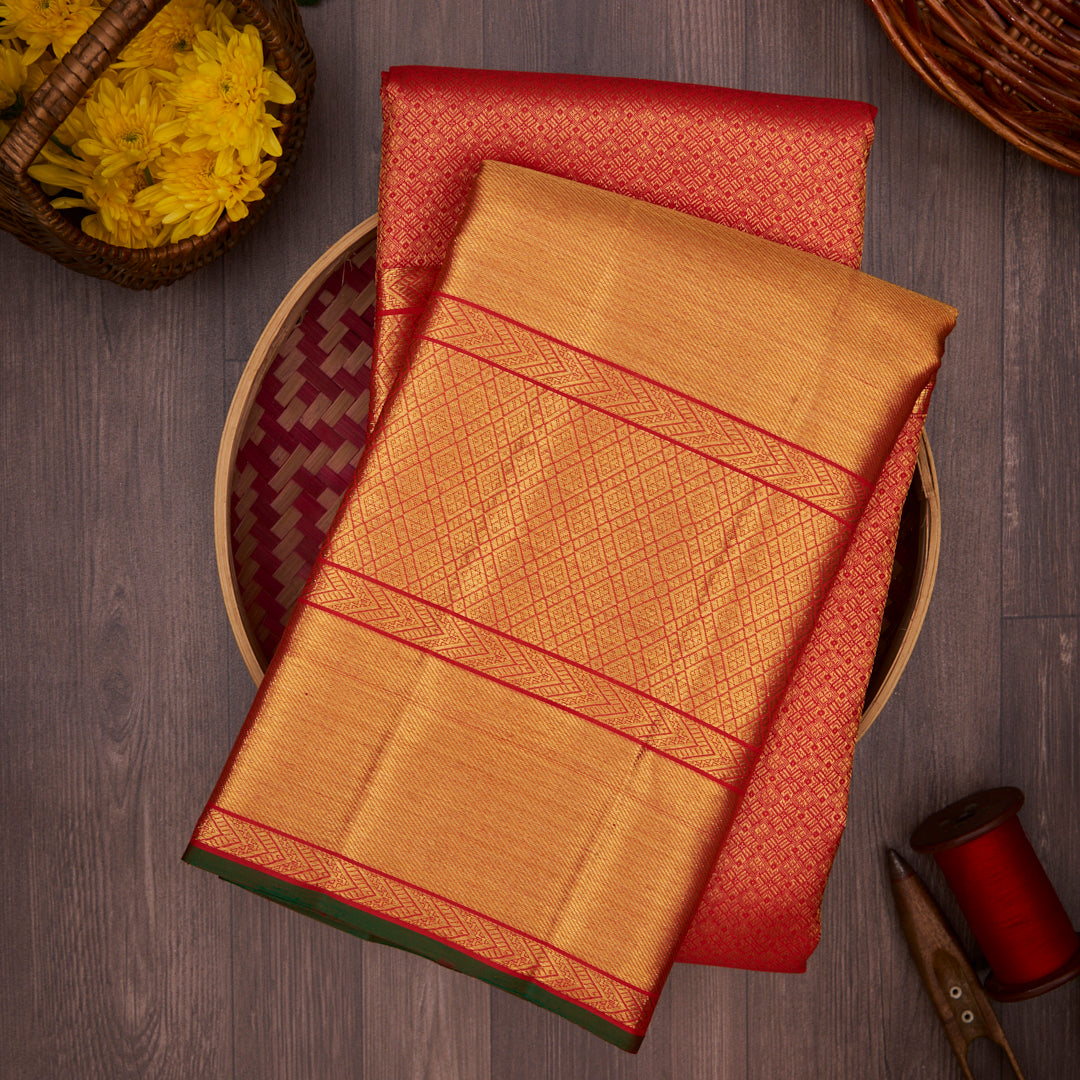 Red Kanchivaram Silk Saree