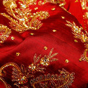 Kuberan Red and Yellow Fancy Saree
