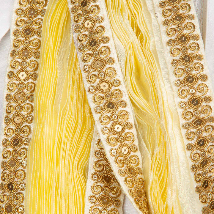 Kuberan Cream Wedding Stole