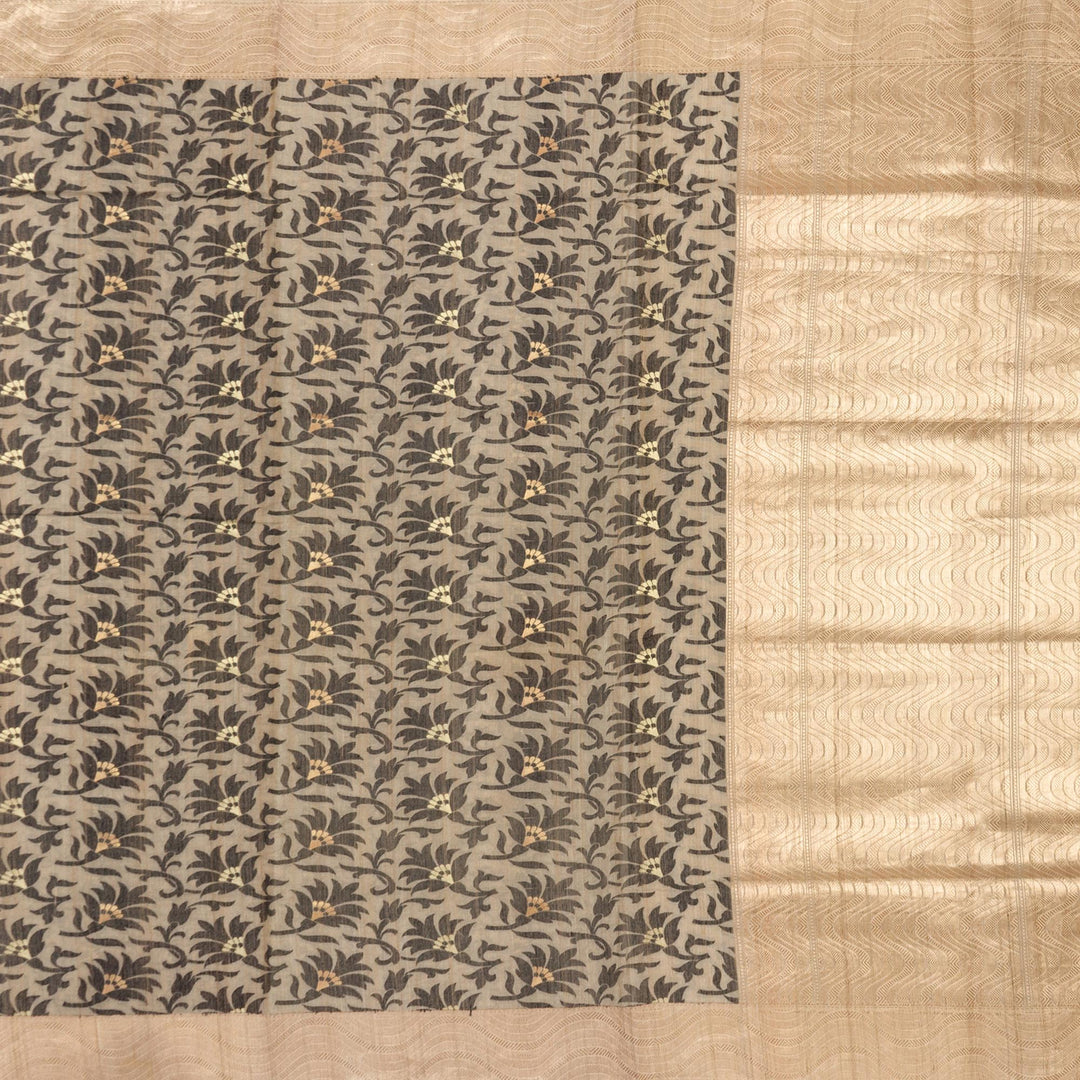 Kuberan Grey Gold Banarasi Saree