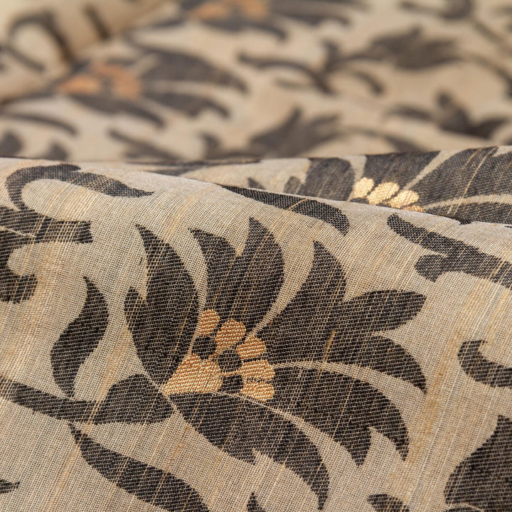 Kuberan Grey Gold Banarasi Saree