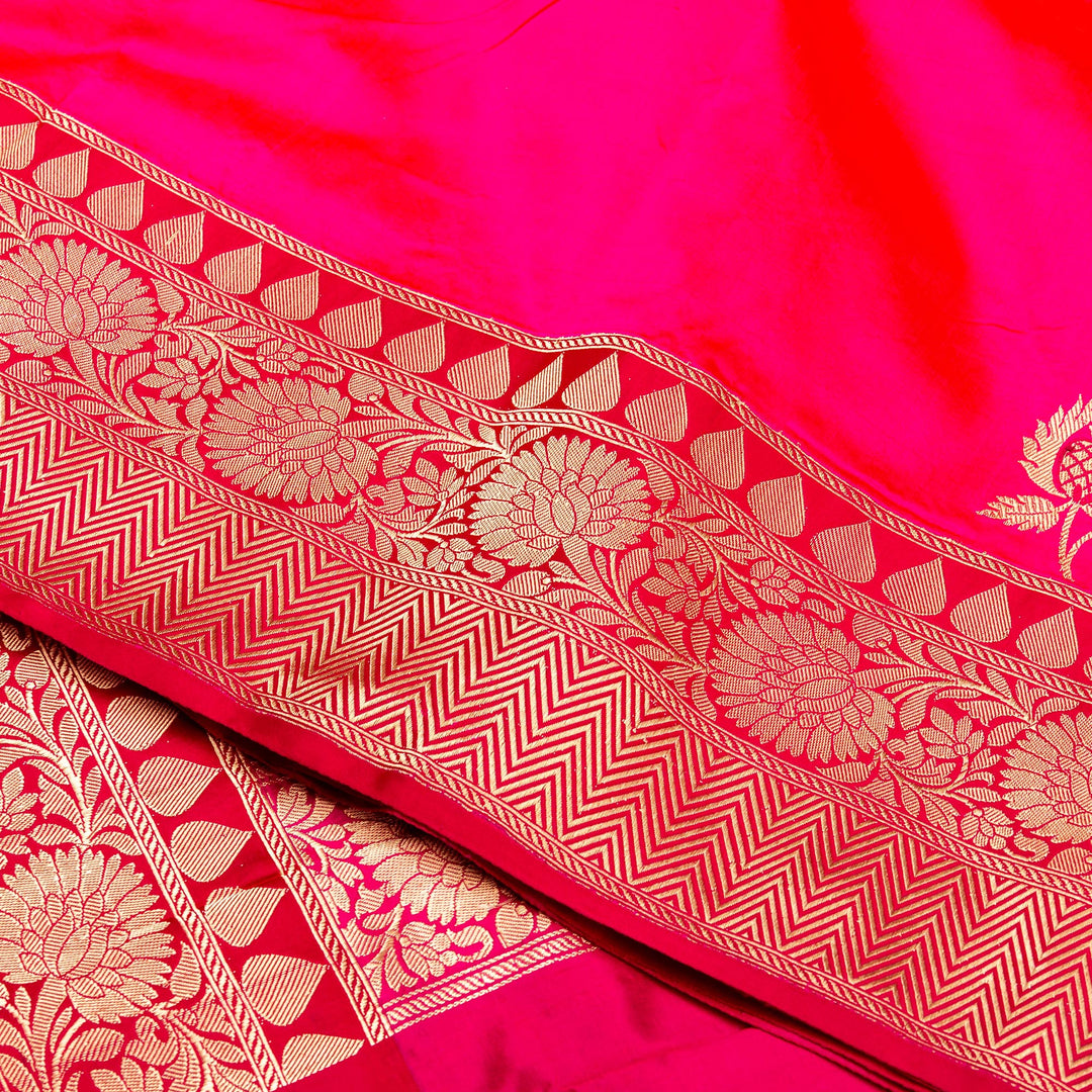 Kuberan Pink Banarasi Saree