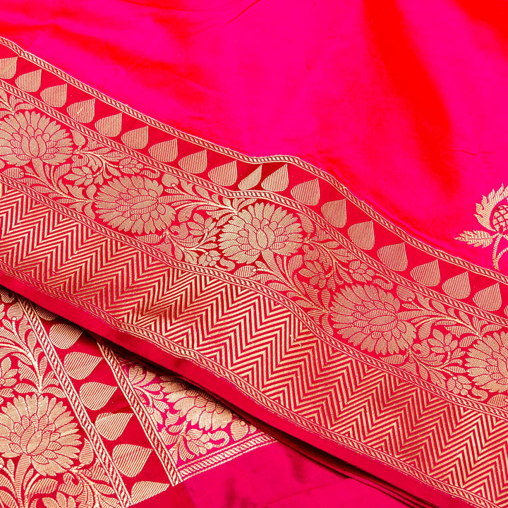 Kuberan Pink Banarasi Saree