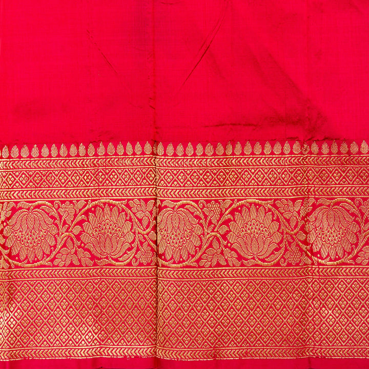 Kuberan Yellow Pink Banarasi Saree