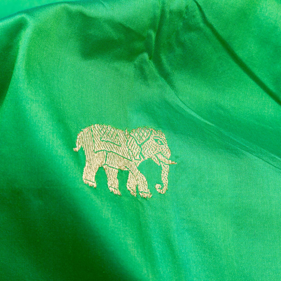 Kuberan Pista Pink Banarasi Saree