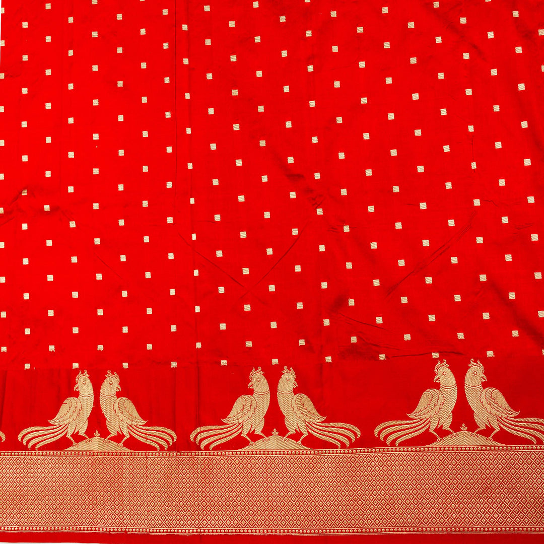 Kuberan Purple Red Banarasi Saree