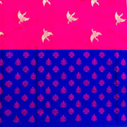 Kuberan Pink Blue Banarasi Saree