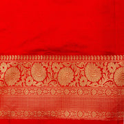 Kuberan Green Red Banarasi Saree