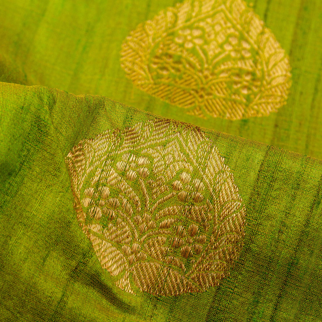 Kuberan Green Red Banarasi Saree