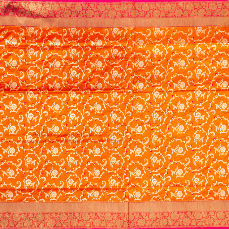 Kuberan Orange Banarasi Saree