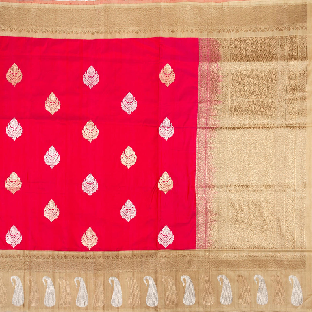 Kuberan Pink Beige Banarasi Saree