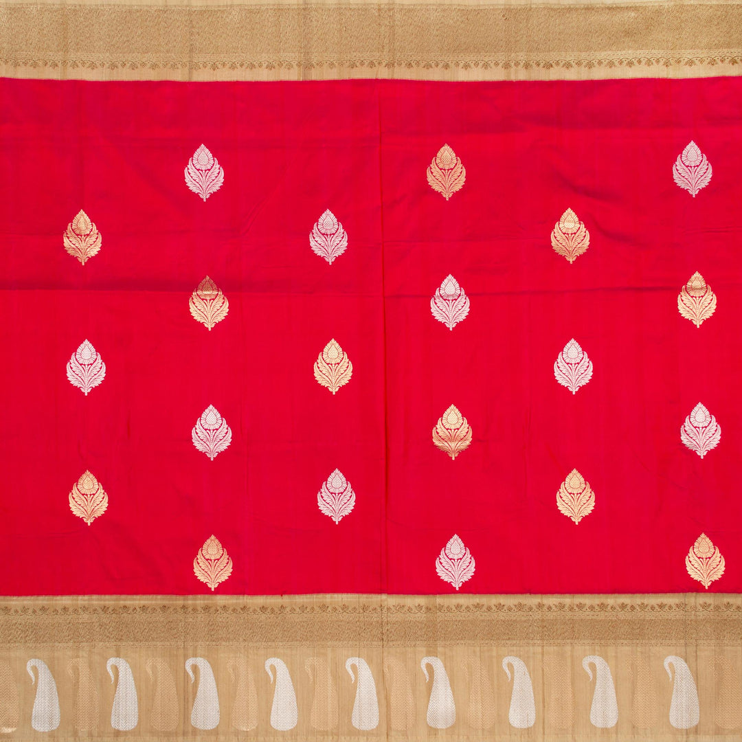 Kuberan Pink Beige Banarasi Saree