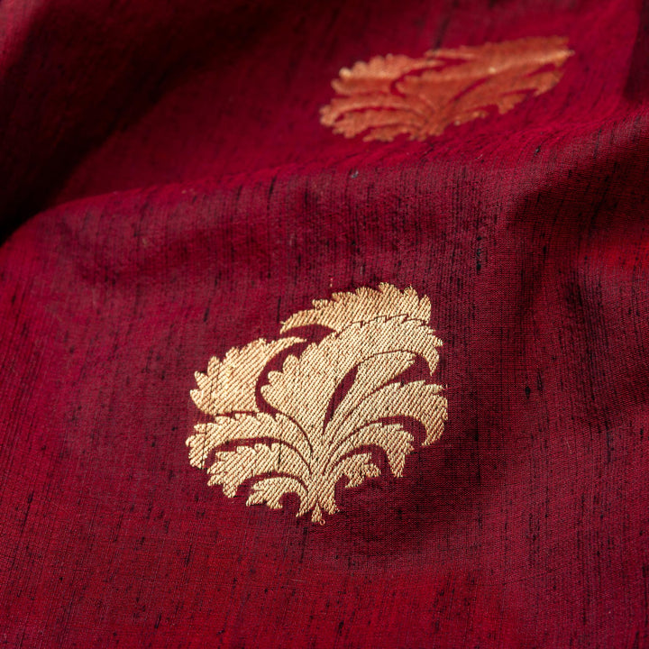 Kuberan Dark Brown Banarasi Saree