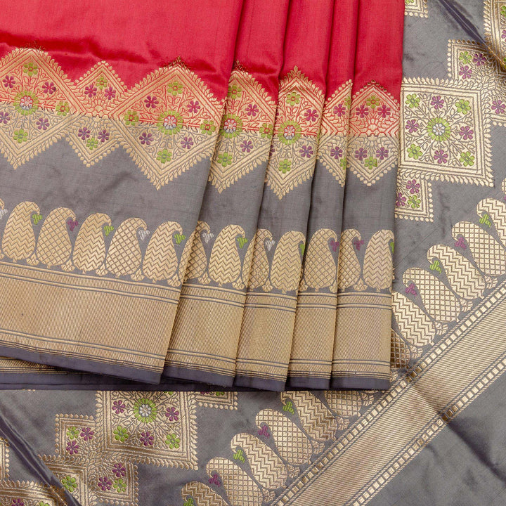 Kuberan Pink Banarasi Saree
