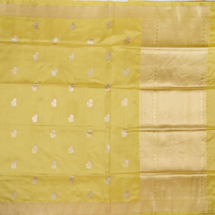 Kuberan Mehandi Green Banarasi Saree
