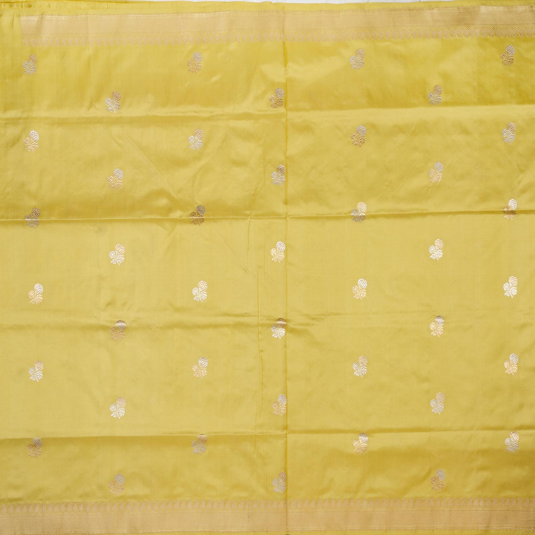 Kuberan Mehandi Green Banarasi Saree