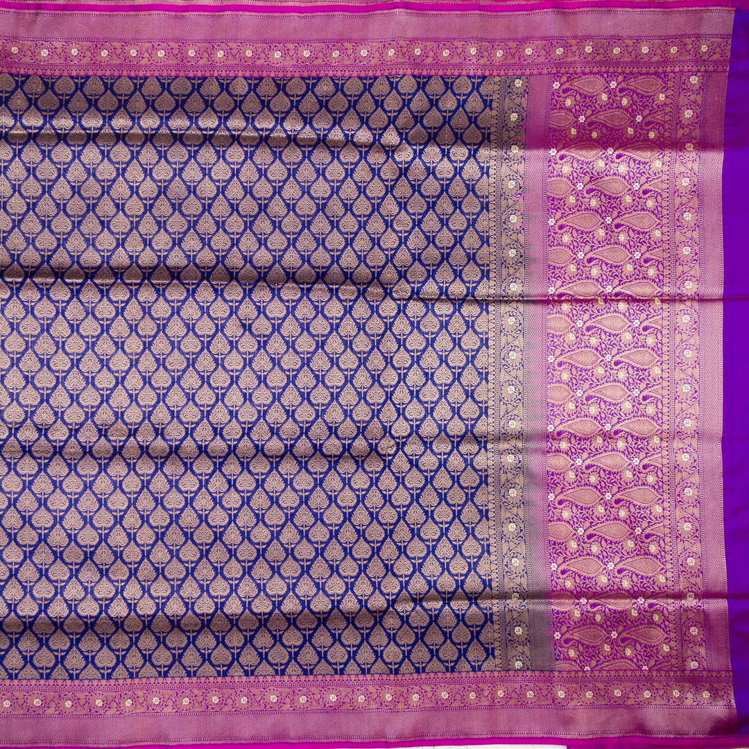 Kuberan Purple Banarasi Saree