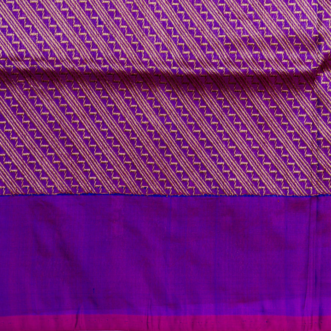 Kuberan Purple Banarasi Saree