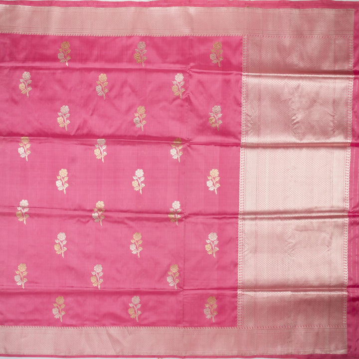 Kuberan Magenta Banarasi Saree