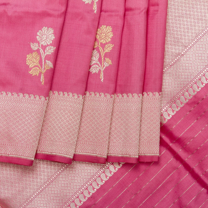 Kuberan Magenta Banarasi Saree