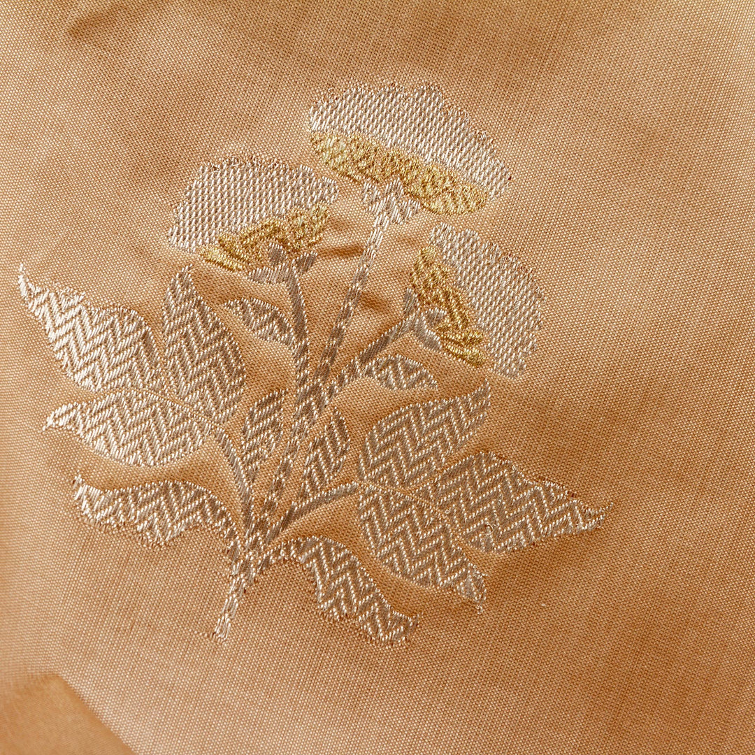 Kuberan Cream Beige Banarasi Saree