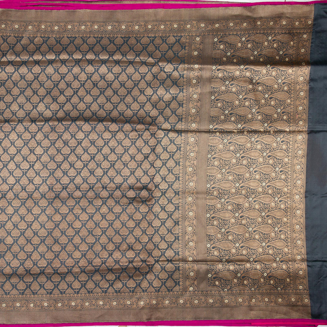 Kuberan Grey Banarasi Saree