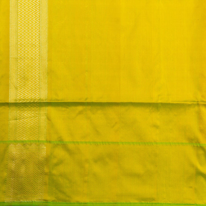 Kuberan Pink Green Banarasi Saree