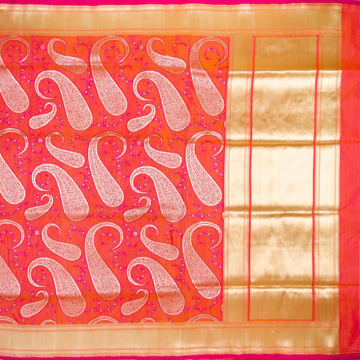 Kuberan Pinkish Banarasi Saree