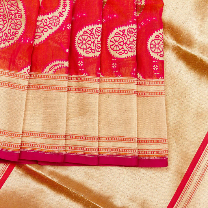 Kuberan Pinkish Banarasi Saree