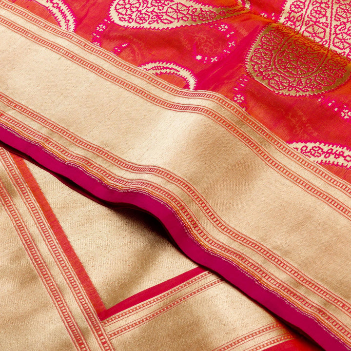 Kuberan Pinkish Banarasi Saree