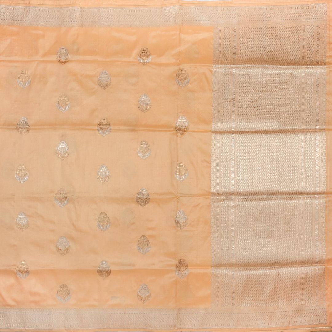 Kuberan Candle Cream Banarasi Saree