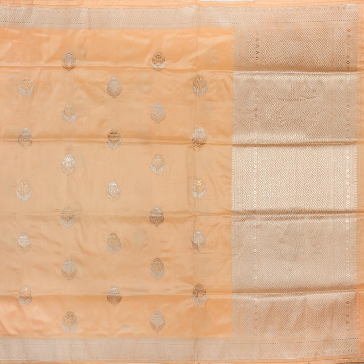 Kuberan Candle Cream Banarasi Saree