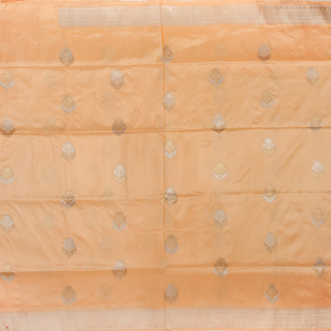 Kuberan Candle Cream Banarasi Saree