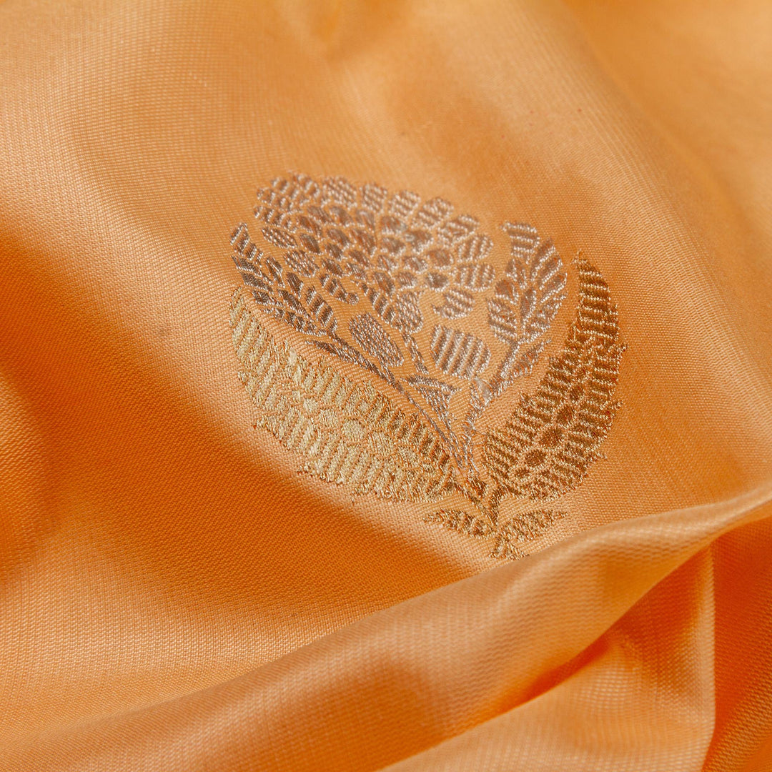 Kuberan Candle Cream Banarasi Saree