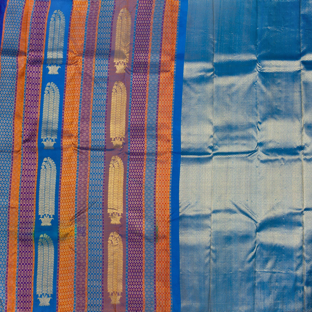 Kuberan Blue Kanchivaram Silk Saree