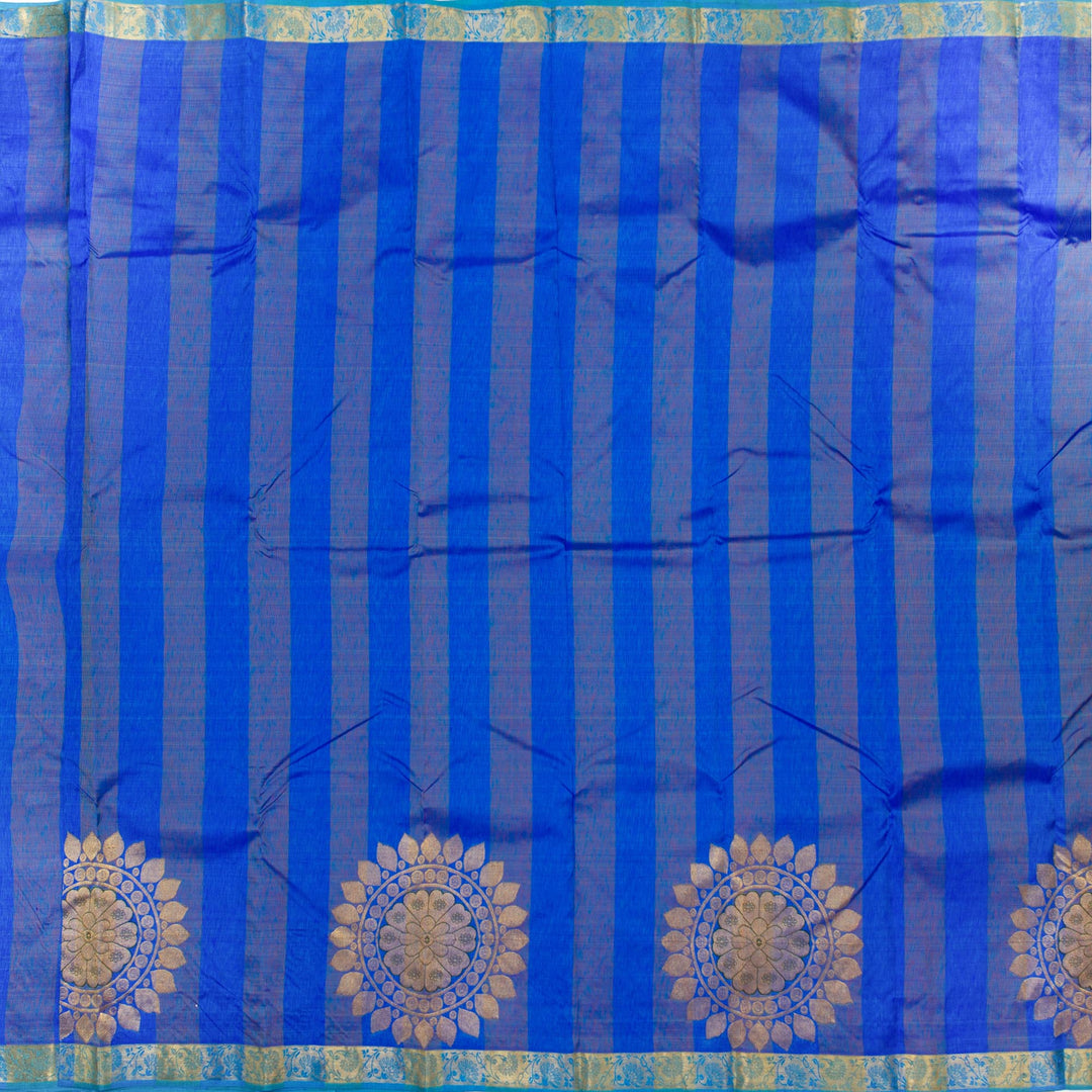 Kuberan Blue Kanchivaram Silk Saree
