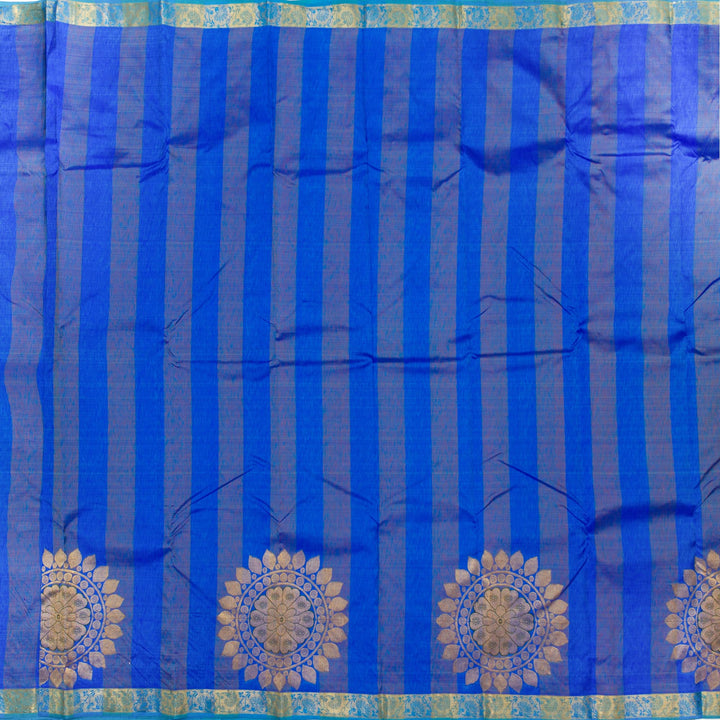 Kuberan Blue Kanchivaram Silk Saree