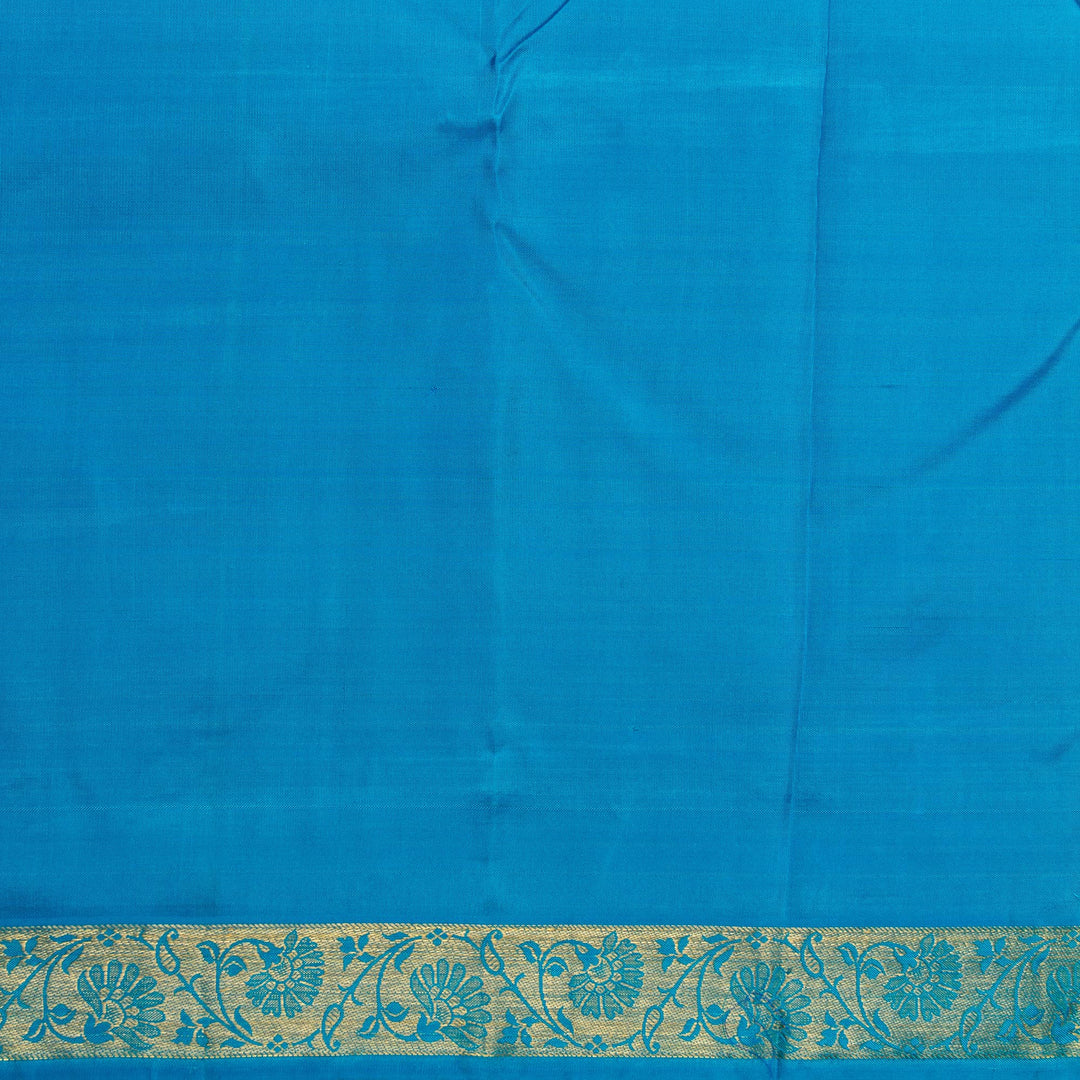 Kuberan Blue Kanchivaram Silk Saree