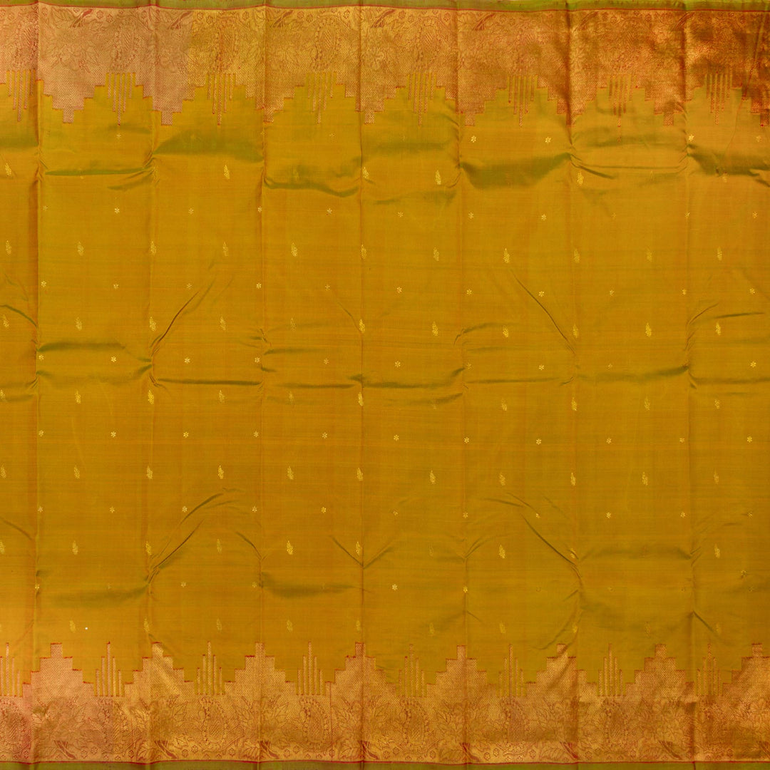 Kuberan Mehandi Kanchivaram Silk Saree