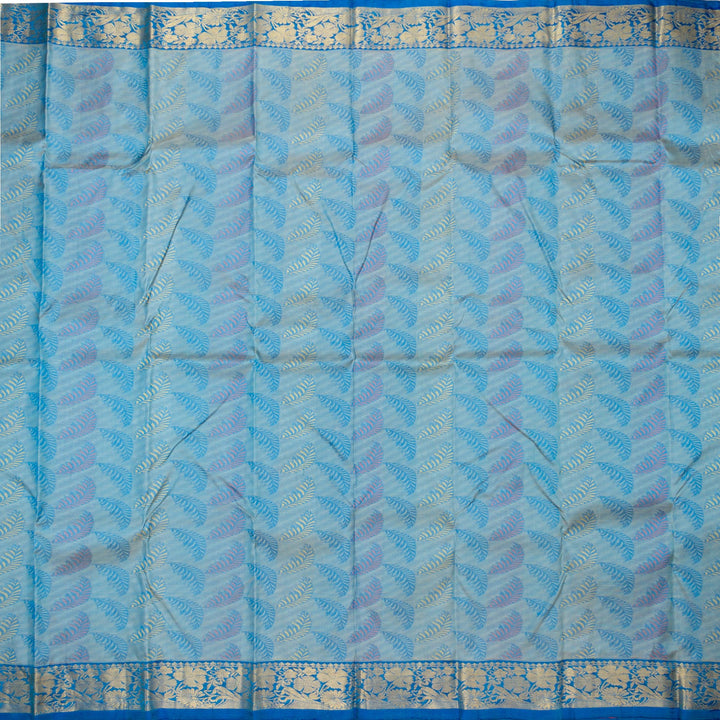 Kuberan Blue Kanchivaram Silk Saree