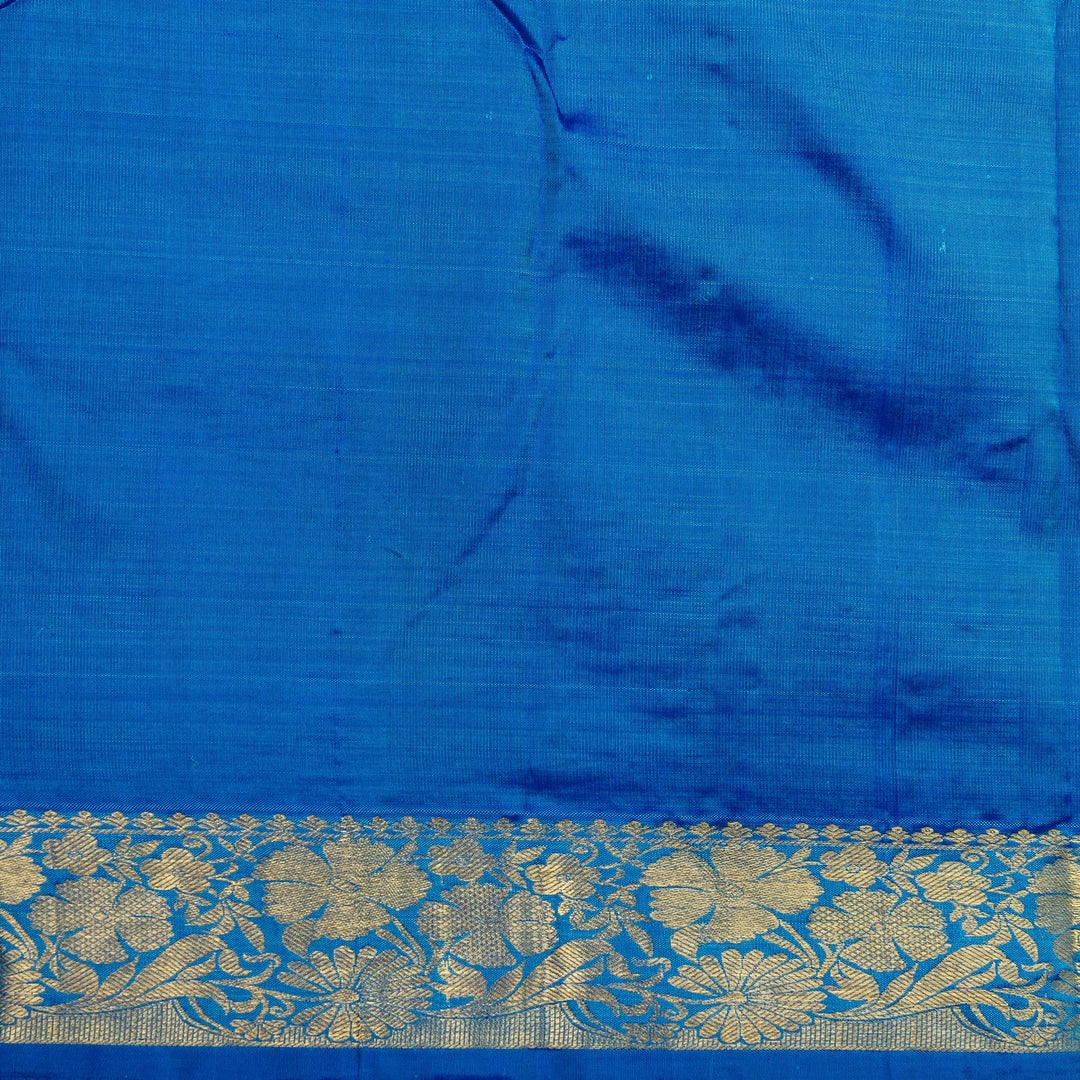 Kuberan Blue Kanchivaram Silk Saree