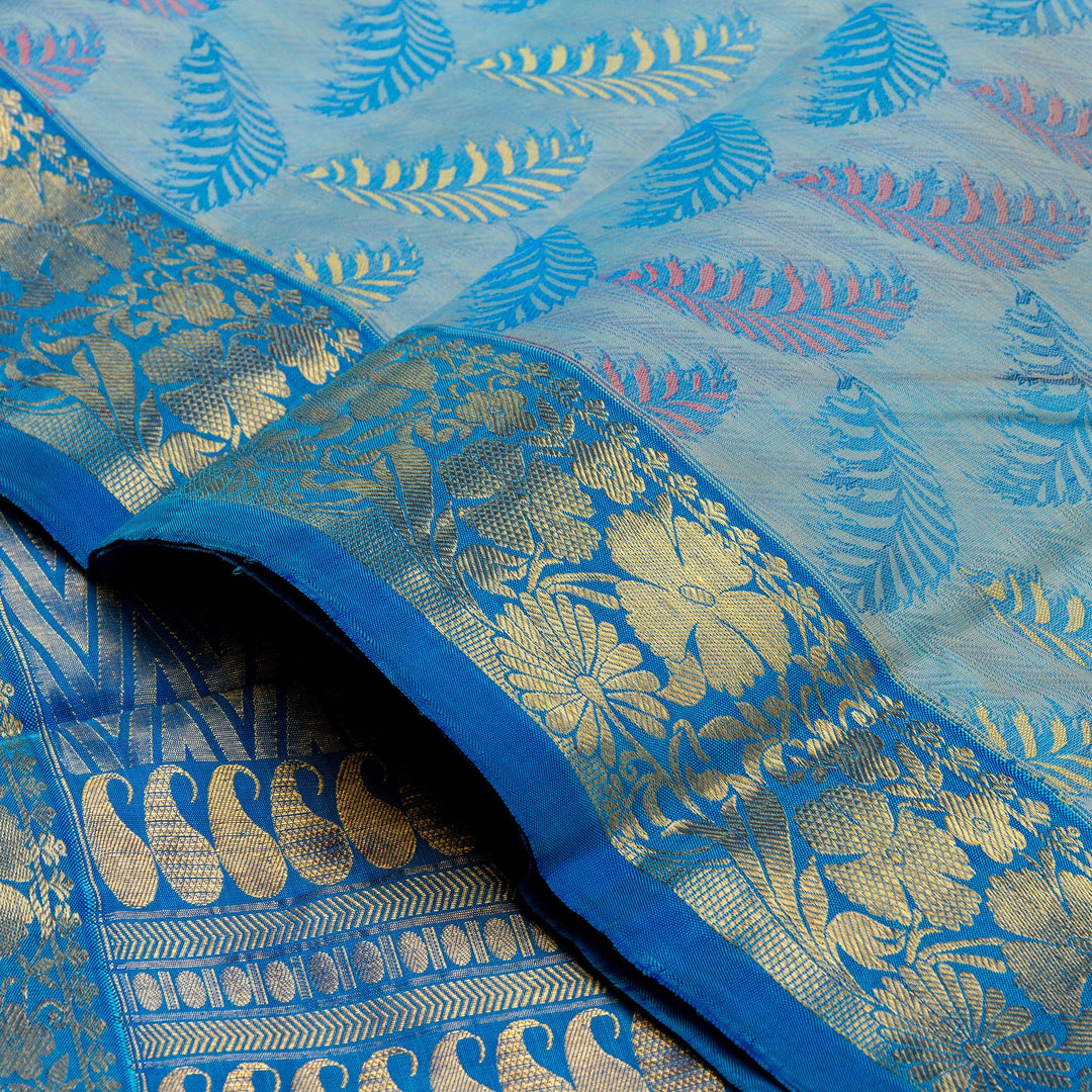 Kuberan Blue Kanchivaram Silk Saree