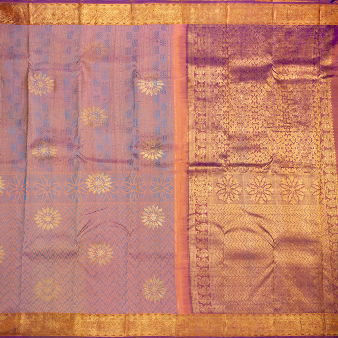 Kuberan Light Lavender Kanchivaram Silk Saree